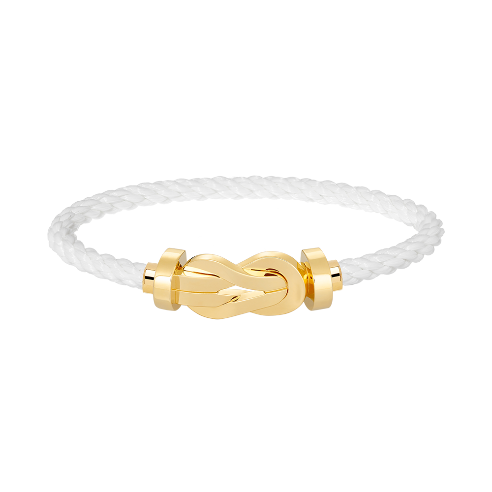 [Clover Jewelry]CHANCE LARGE 8 FIGURE BUCKLE NO DIAMOND BRACELET GOLD