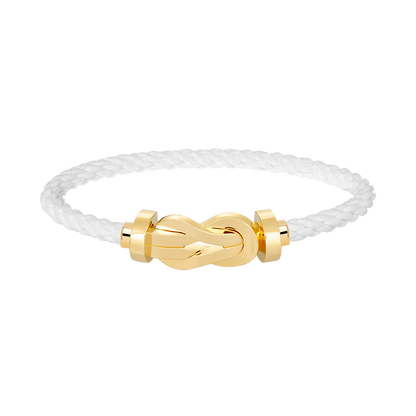 [Clover Jewelry]CHANCE LARGE 8 FIGURE BUCKLE NO DIAMOND BRACELET GOLD