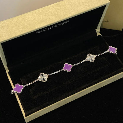 [Clover Jewelry] CLOVER 5 MOTIF VIOLET BRACELET COLLECTION