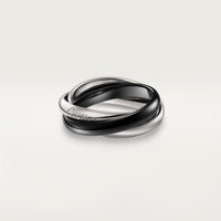 [Clover Jewelry]TRINITY 3.2MM RING BLACK CERAMIC