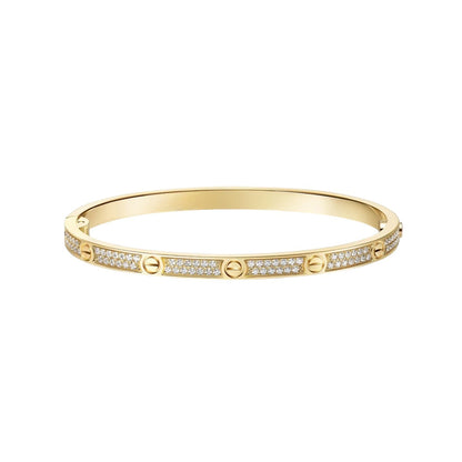 [Clover Jewelry]LOVE BRACELET 3.65MM DIAMOND-PAVED