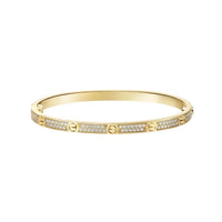 [Clover Jewelry]JUSTE Diamond & LOVE Diamond-Paved Bracelet Stack Set