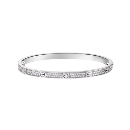 [Clover Jewelry]LOVE BRACELET 3.65MM DIAMOND-PAVED