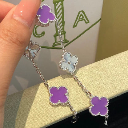 [Clover Jewelry] CLOVER 5 MOTIF VIOLET BRACELET COLLECTION