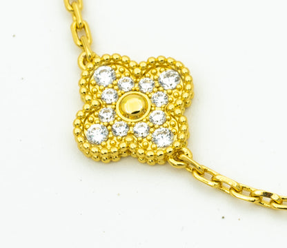 [Clover Jewelry] CLOVER 5 MOTIF LASER BRACELET COLLECTION