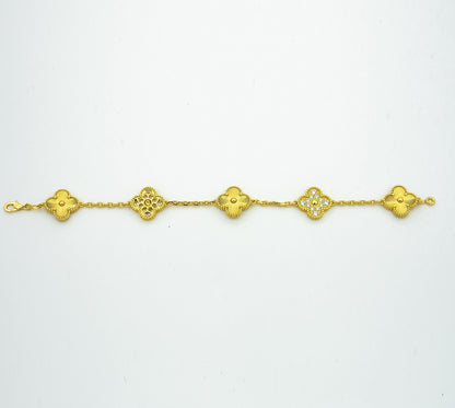 [Clover Jewelry] CLOVER 5 MOTIF LASER BRACELET COLLECTION