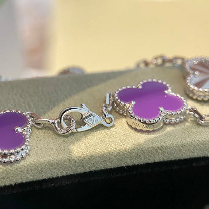 [Clover Jewelry] CLOVER 5 MOTIF VIOLET BRACELET COLLECTION