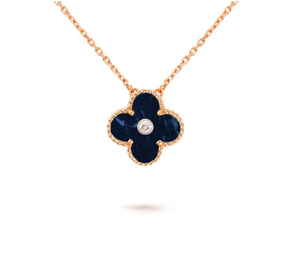 [Clover Jewelry] CLOVER 15MM DIAMOND SINGLE FLOWER NECKLACE COLLECTION