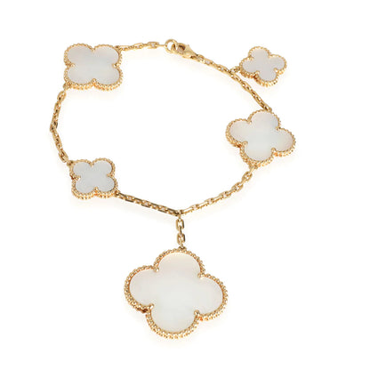 [Clover Jewelry]MAGIC CLOVER MOP GOLD BRACELET 5 MOTIFS