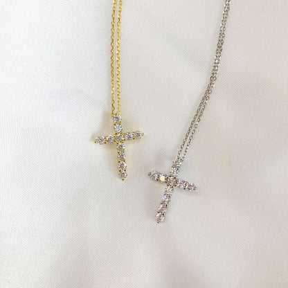 [Clover Jewelry]Unique Cross Shape Necklace