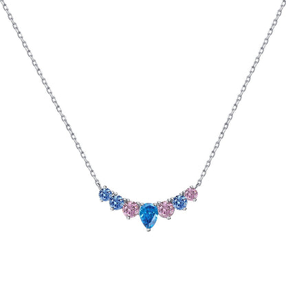 [Clover Jewelry]Dainty Colorful Heart Necklace