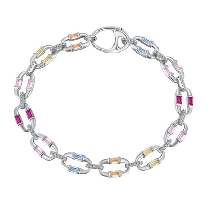 [Clover Jewelry]Dazzling Colorful Daily Bracelet