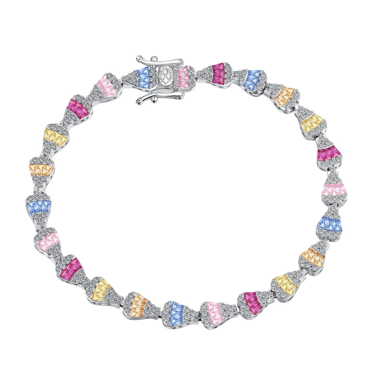 [Clover Jewelry]Radiant Water Drop Shape Daily Bracelet