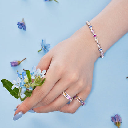 [Clover Jewelry]Radiant Water Drop Shape Daily Bracelet