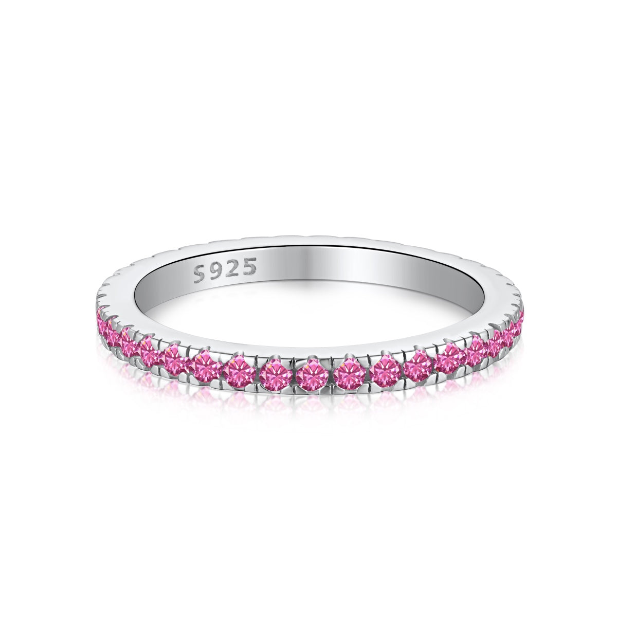 [Clover Jewelry]Delicate Sparkling Round Cut Daily Ring