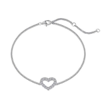 [Clover Jewelry]Heart Shape Lover Bracelet