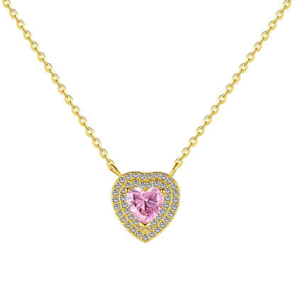 [Clover Jewelry]Exquisite Heart Shape Necklace