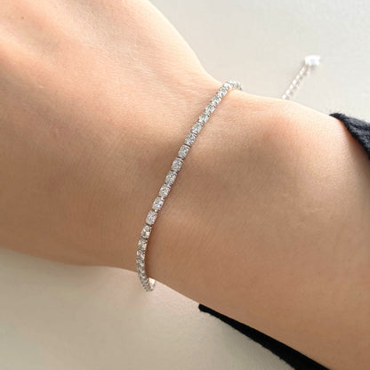 [Clover Jewelry]Elegant Emerald Cut Daily Bracelet