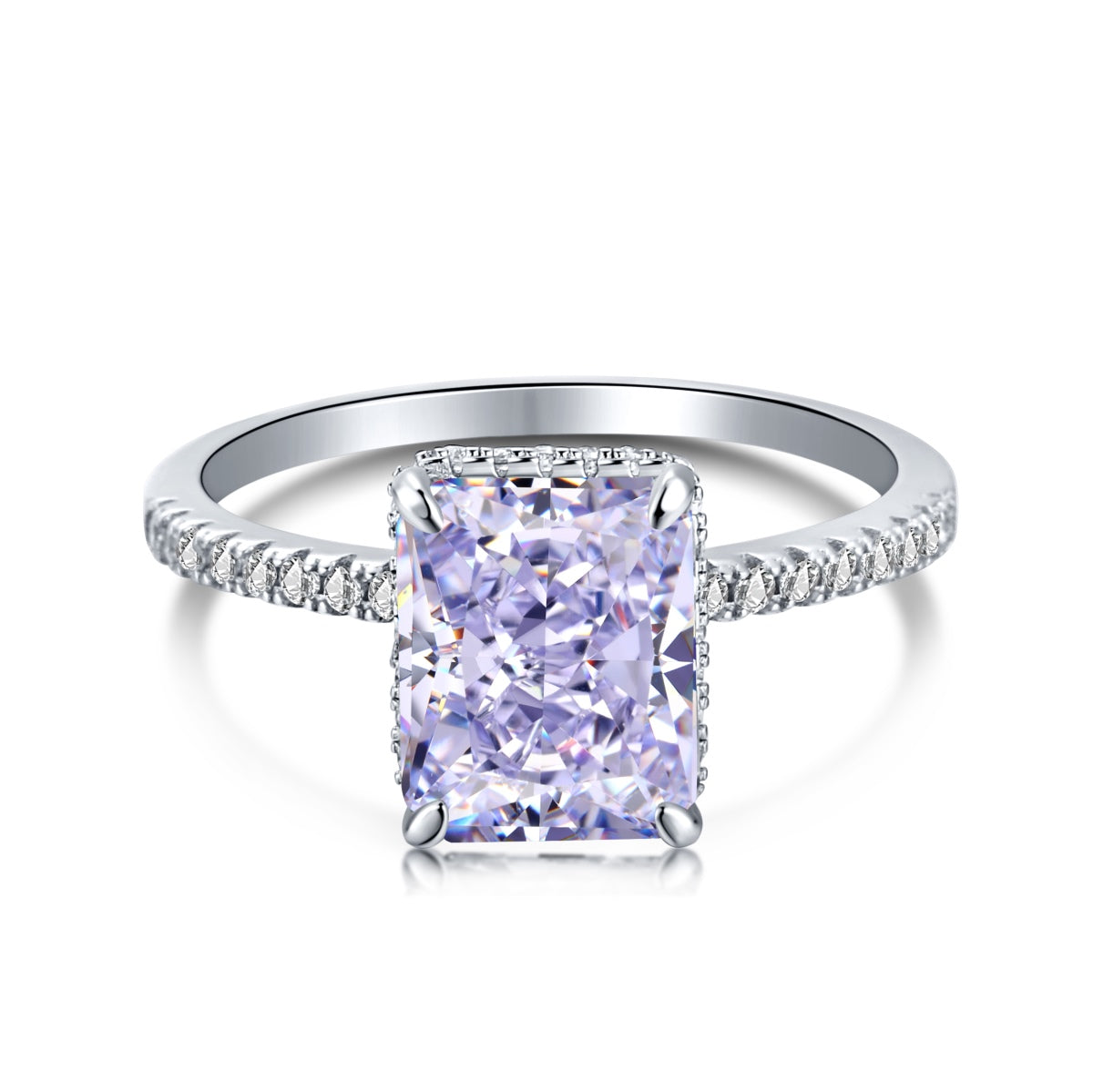 [Clover Jewelry]4.0 Carat Luxurious Engagement Ring