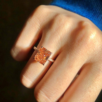 [Clover Jewelry]4.0 Carat Luxurious Engagement Ring