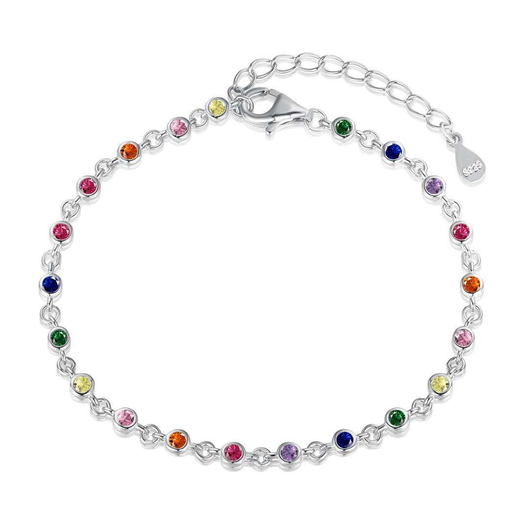 [Clover Jewelry]Colorful Bead Array Bracelet