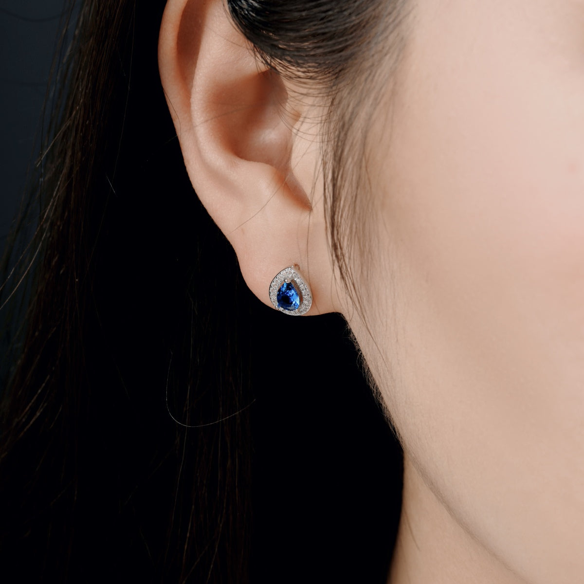 [Clover Jewelry]Luxurious Water Drop Shape Earrings