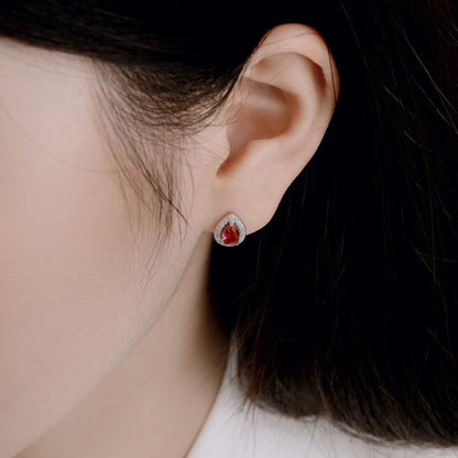 [Clover Jewelry]Luxurious Water Drop Shape Earrings