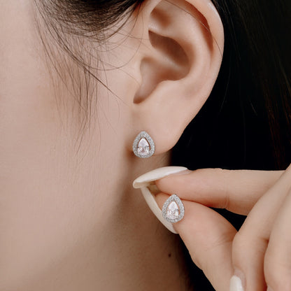 [Clover Jewelry]Luxurious Water Drop Shape Earrings