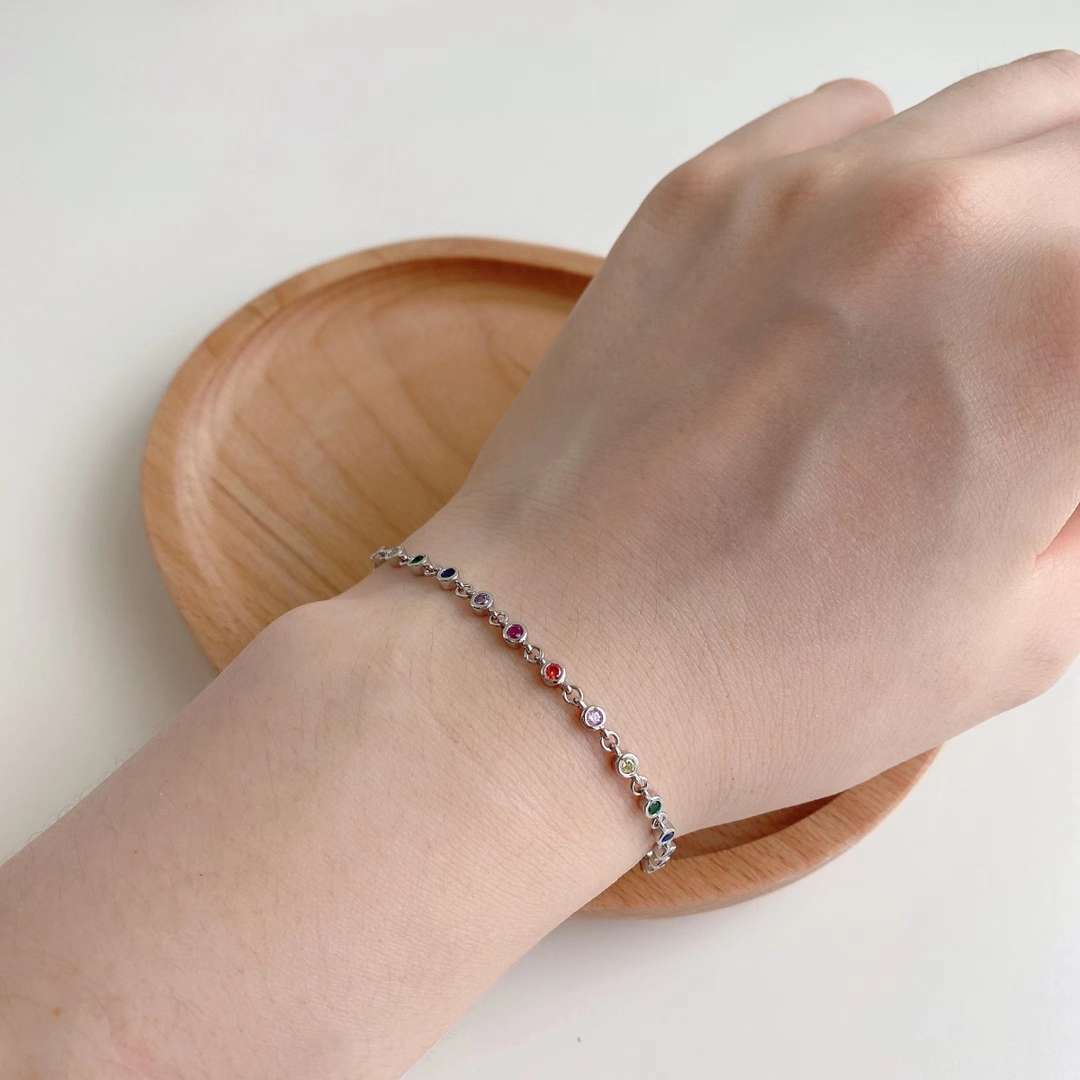 [Clover Jewelry]Colorful Bead Array Bracelet