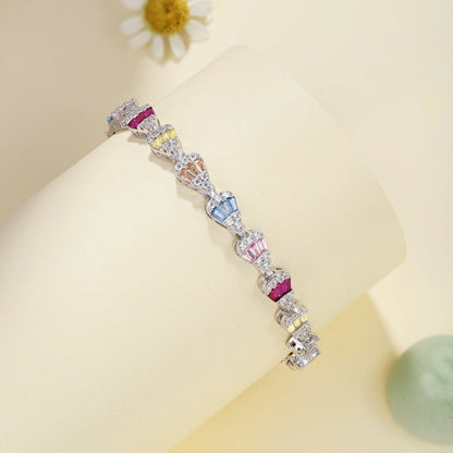 [Clover Jewelry]Radiant Water Drop Shape Daily Bracelet