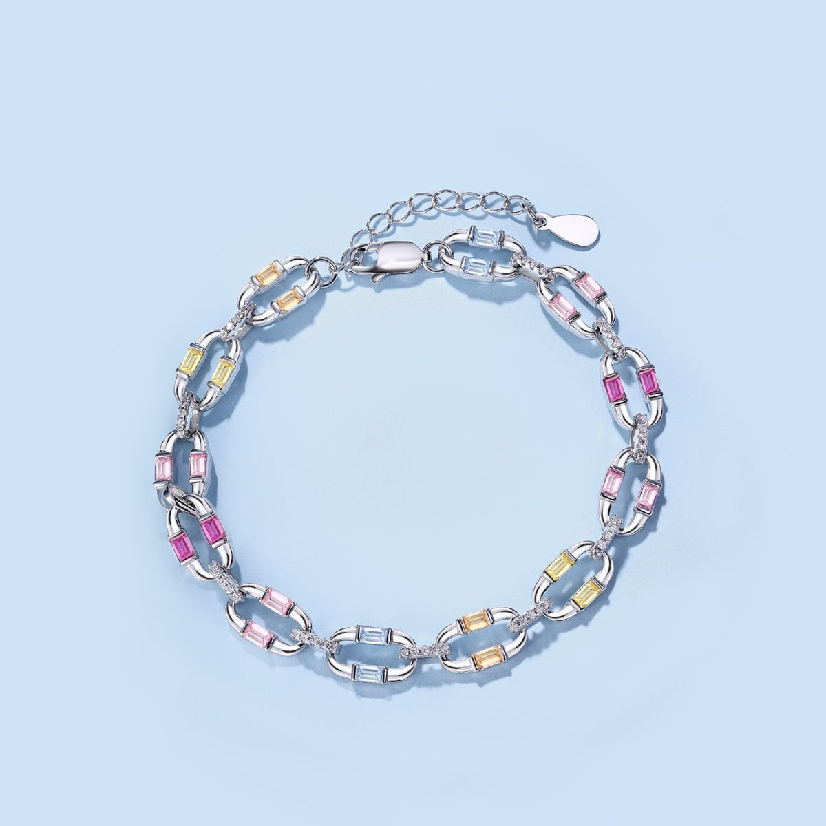 [Clover Jewelry]Dazzling Colorful Daily Bracelet