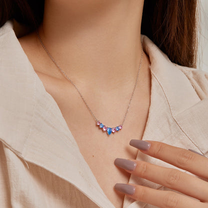 [Clover Jewelry]Dainty Colorful Heart Necklace