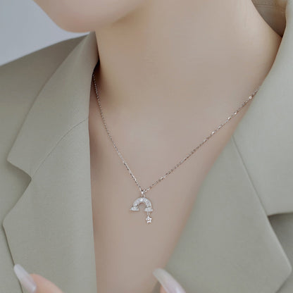 [Clover Jewelry]Unique Rainbow Star Necklace