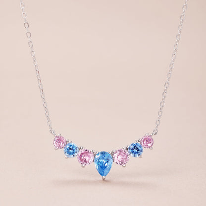 [Clover Jewelry]Dainty Colorful Heart Necklace