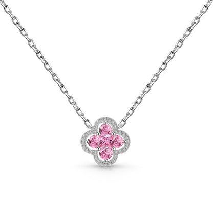 [Clover Jewelry]Spliced Lucky Four-Leaf Clover Versatile Necklace