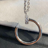 [Clover Jewelry]JUSTE NECKLACE SILVER