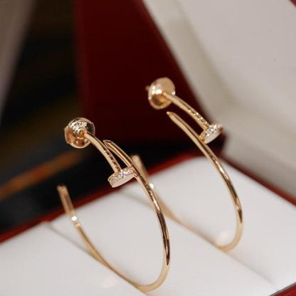 [Clover Jewelry]JUSTE EARRINGS DIAMONDS 1.8MM
