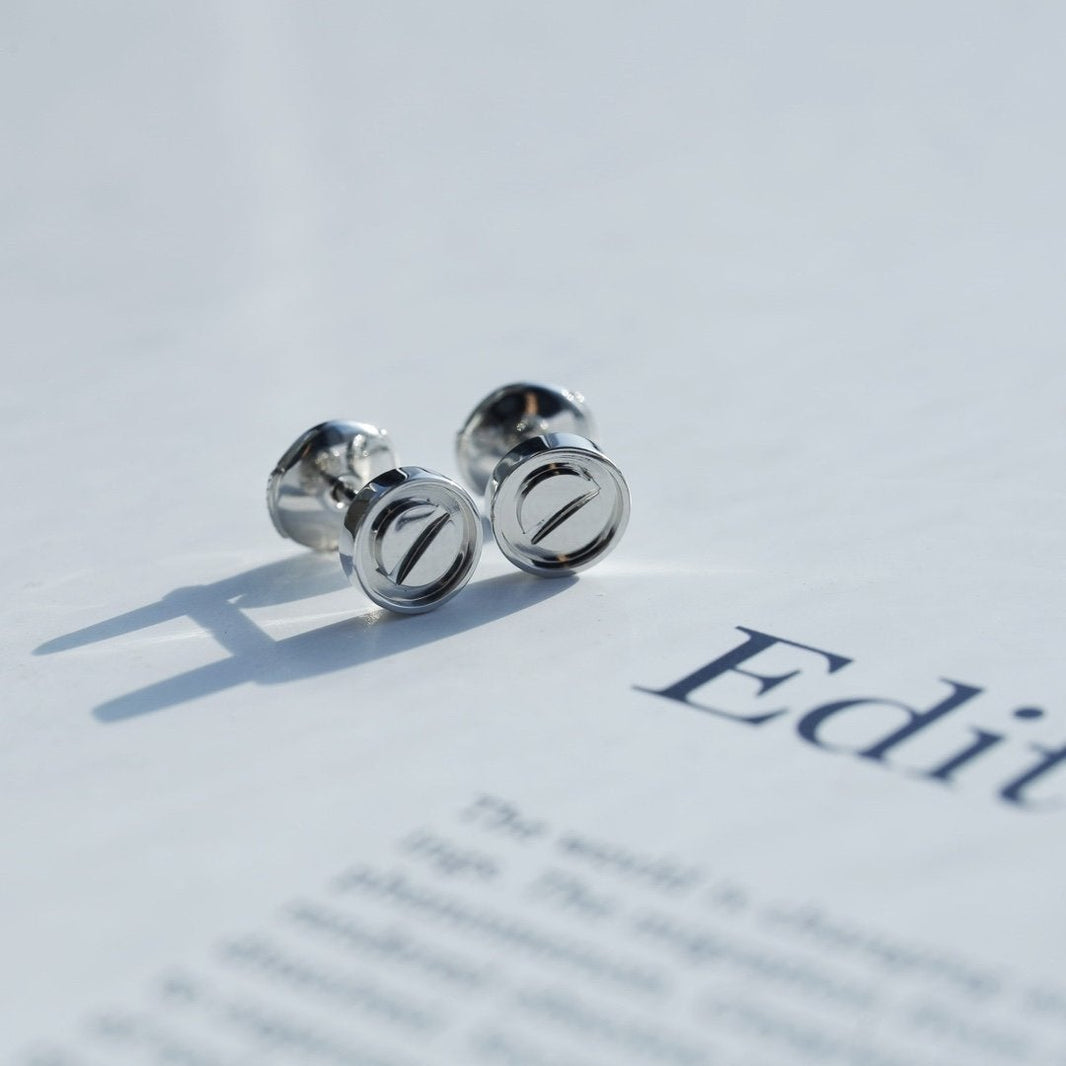 [Clover Jewelry]LOVE EARRINGS SILVER 10MM