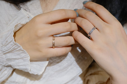 [Clover Jewelry]LOVE RING 2.65MM DIAMOND