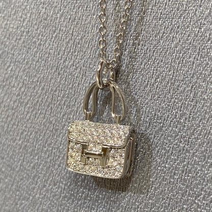 [Clover Jewelry]CONSTANCE PEDANT DIAMOND NECKLACE