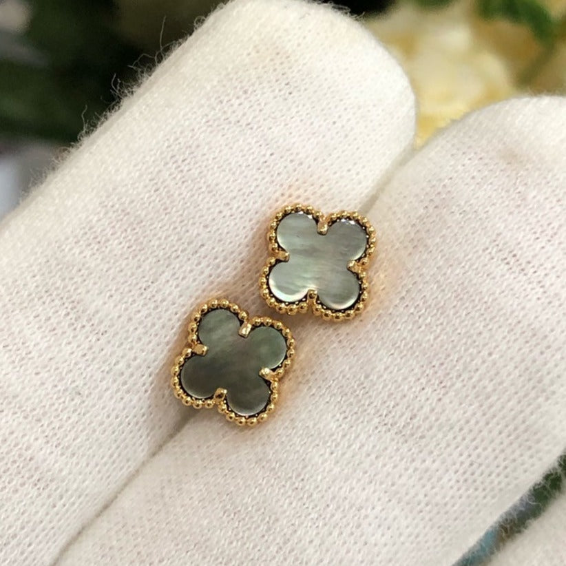 [Clover Jewelry]CLOVER MINI GOLD EARRINGS