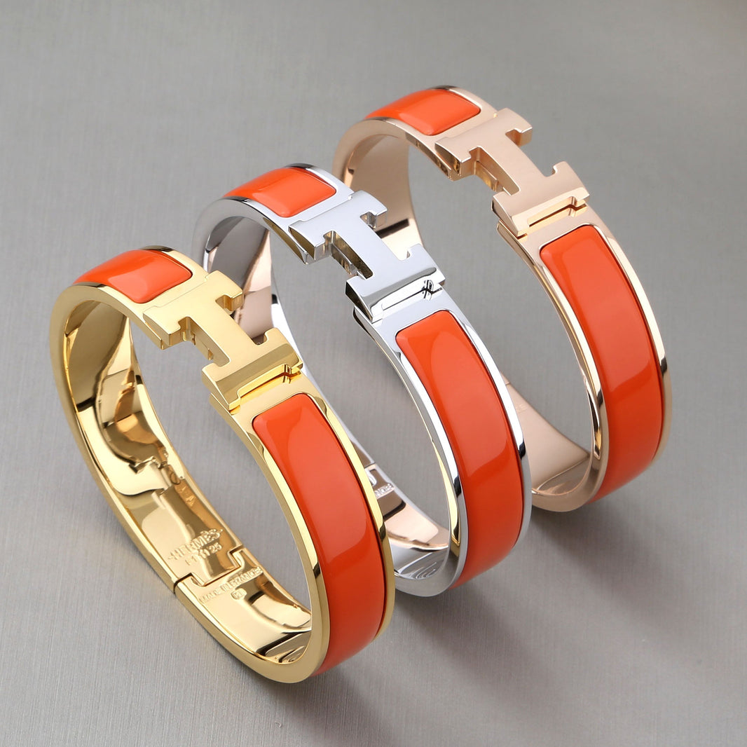 [Clover Jewelry]H ORANGE BRACELET