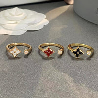 [Clover Jewelry]STAR 1 DIAMOND OPEN RING