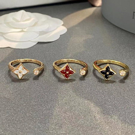 [Clover Jewelry]STAR 1 DIAMOND OPEN RING