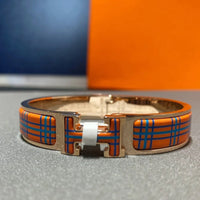 [Clover Jewelry]H TARTAN BRACELET 12MM