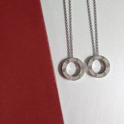 [Clover Jewelry]LOVE NECKLACE ADJUSTABLE SILVER