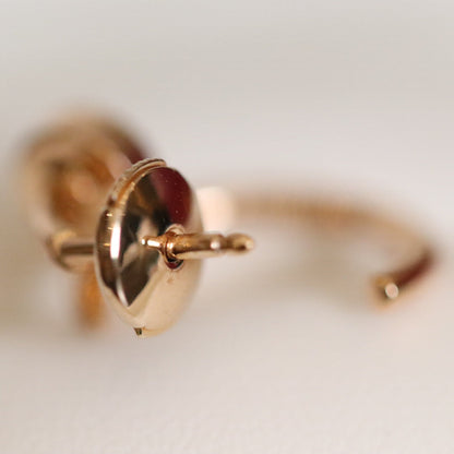 [Clover Jewelry]JUSTE EARRINGS PINK GOLD