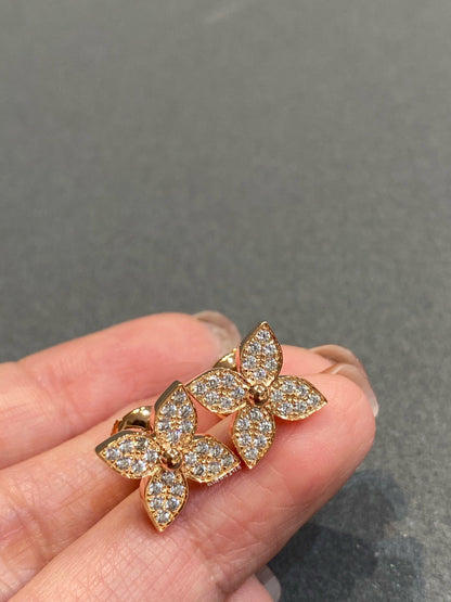 [Clover Jewelry]STAR DIAMOND EARRINGS
