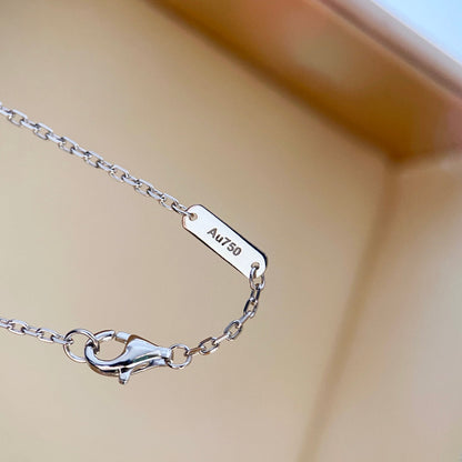 [Clover Jewelry]CLOVER DIAMOND NECKLACE SILVER