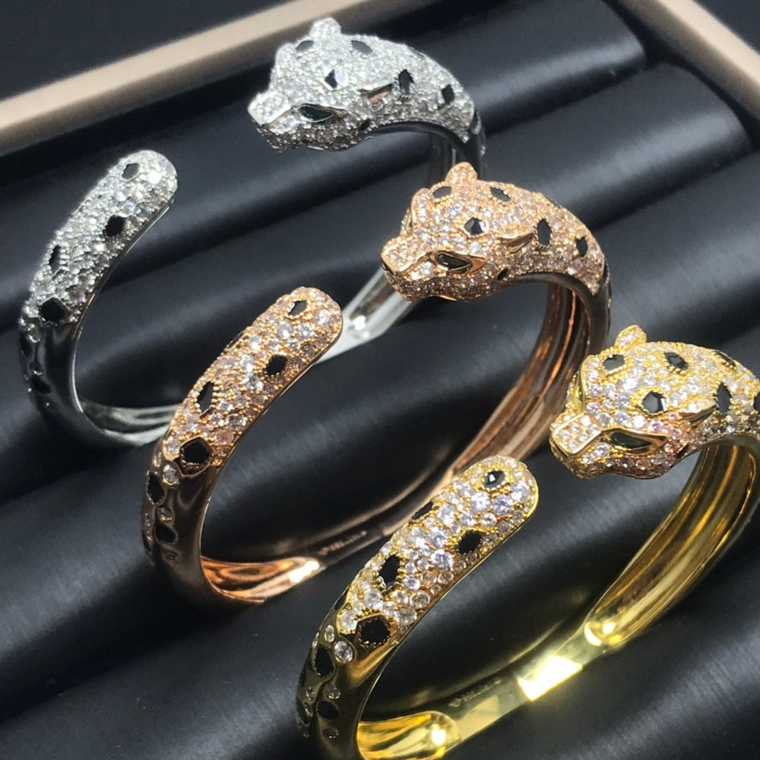 [Clover Jewelry]PANTHERE BIG BRACELET DIAMONDS